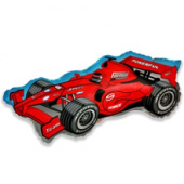 Шар фольга мини Машина Формула1 красная Fm