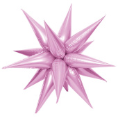 Шар фольга Звезда 3D составная 20" 50см Светло Розовый Pink
