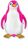 Шар фольга мини Пингвин счастливый фуше Fm