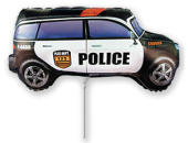 Шар фольга мини Машина Полиция