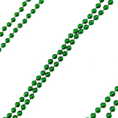 Бусы шарики 18ммх3м Темно-зеленые