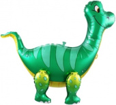 Шар фольга ХОД Динозавр Брахиозавр Зеленый 25'' 64см FL