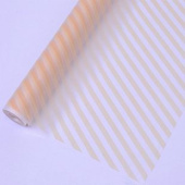 Пленка рулон 0,60х8,5м прозрачная Диагональ матовая кремовая