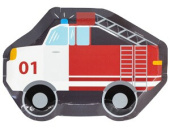 Тарелки фигурные 250мм Пожарная Машина уп6