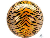 Шар фольга Сфера 3D Deco Bubble 16" Тигр Сафари An
