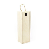 Ящик декор дерево для 1 бутылки вина Натуральный прямоугольник 35х11х11см