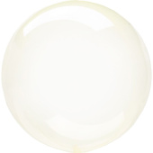 Шар Сфера 3D Bubble Бабблс 18" прозрачный Желтый прозр кристалл 46см An