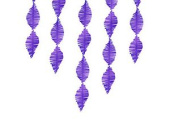 Гирлянда Бахрома бумажная 300см фиолетовая