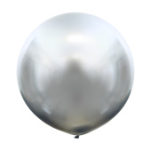 Шар латекс 36"/ВС хром Зеркальные шары Серебро Mirror Silver (10шт)