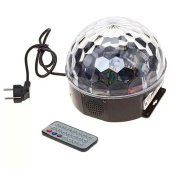 Светодиодный диско-шар 0,75W LED Сrystal magic ball light Bluetooth, USB 1 шт. 