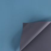 Пленка лист 58х58см двухсторонняя Синие карибы черная (уп20)