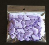 Украшение декор Сердце Фиолетовое (уп100)