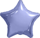 Шар фольга без рисунка 30" звезда Фиолетовая пастель AG