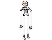 Украшение декор Фигура подвес Скелет подвижн 70см