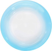Шар Сфера 3D Bubble Бабблс 18" прозрачный Голубой спектр кристалл 46см FL
