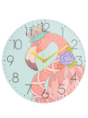 Часы настенные Королевский фламинго 30см