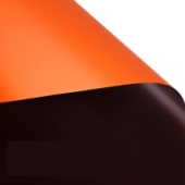 Пленка лист 58х58см двухсторонняя Оранжевая коричневая (уп20)