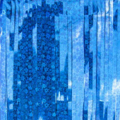 Занавес штора Дождик 60х200см голография Звезды Синий