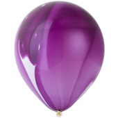 Шар латекс 12"/ВЗ Мрамор Пурпурный Purple (25шт)