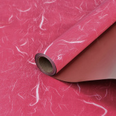 Пленка рулон 0,60х10м двухсторонняя матовая Перья Розовая долина 1шт