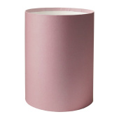 Коробка б/к цилиндр Премиум Розовый 15х20см 1шт