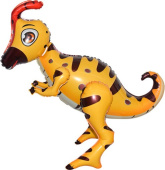 Шар фольга ХОД Динозавр Гадрозавр Светло-коричневый 26'' 66см FL