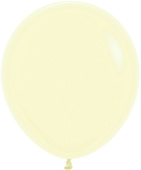 Шар латекс 18"/Sp пастель 620 макарунс Желтый матовый (25шт)