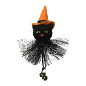 Украшение декор на Хеллоуин Черный кот