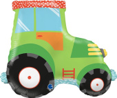 Шар фольга фигура Трактор зеленый 27'' 69см GR