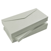 Конверты набор из дизайнерской бумаги Серый 10шт набор