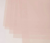 Пленка лист 60х60см матовая Широкая кайма светло-персиковый уп20