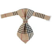 Ошейник - галстук для питомца 17-32см Бежевый 1шт