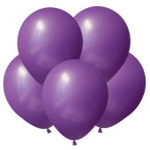 Шар латекс 5''/ВП пастель Фиолетовый Purple 100шт