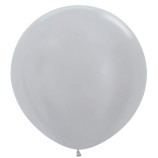 Шар латекс 40"/Sp металлик 481 Серебро Silver
