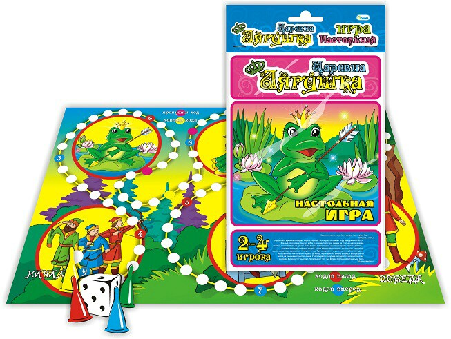 Игра настольная ходилка Царевна-лягушка