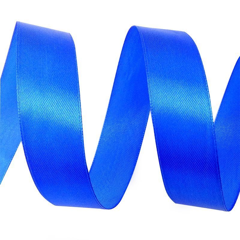 Лента атлас 12ммх22,85м Синяя