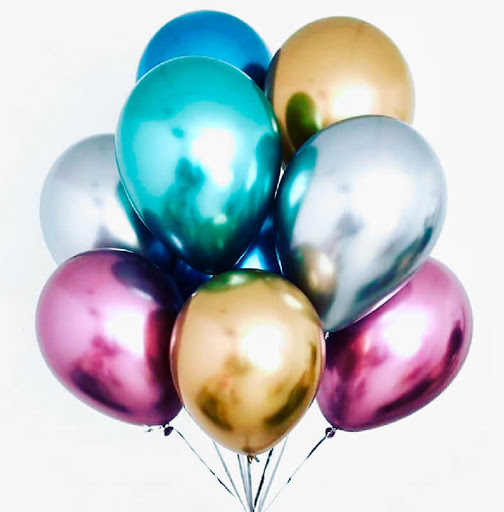 Шар латекс без рисунка 12" Sp розница ХРОМ (без скидки)