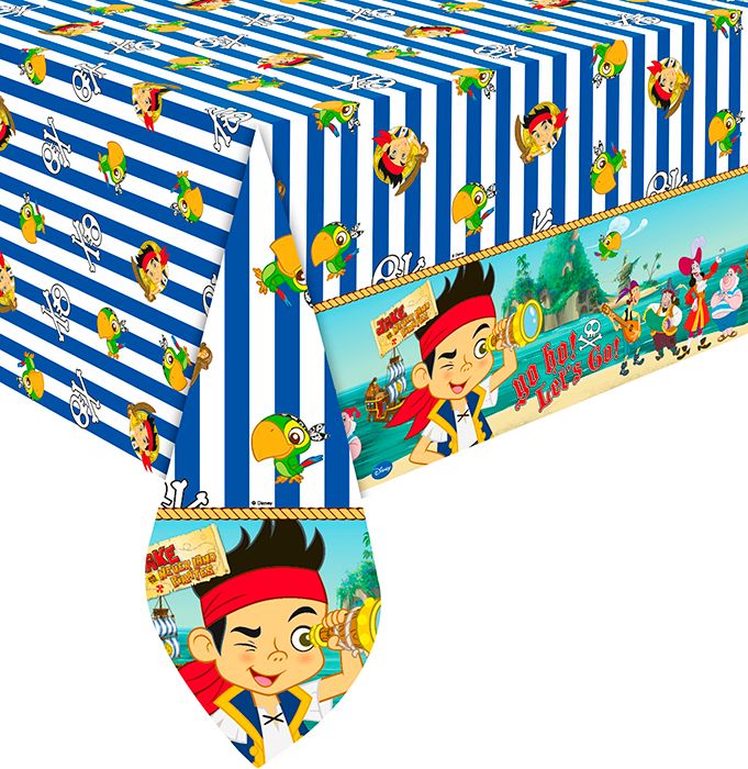 Скатерть ПЭТ 120х180см Капитан Джейк