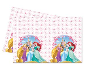 Скатерть ПЭТ 120х180см Принцессы Герои PR