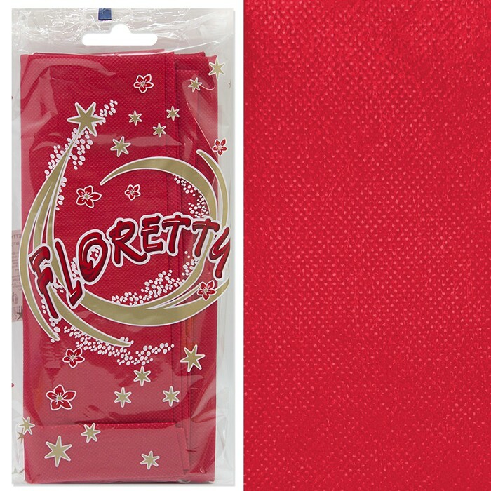 Скатерть ПЭТ однотонная 120х160см Красный Floretty