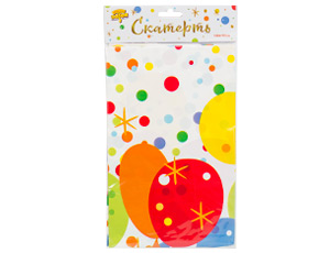 Скатерть ПЭТ 130х180см Шары Конфетти 130х180смКитай ВесЗатея