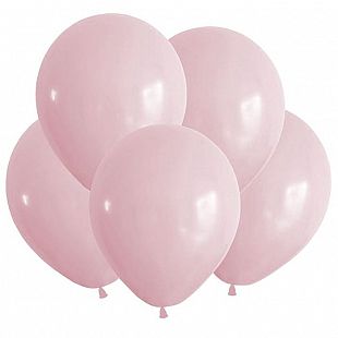 Шар латекс 12"/ВП пастель Нежно-розовый Light Pink 014 (100шт)