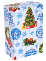 Коробка прямоугольник 15х10х5см Пожелания с Новым годом!