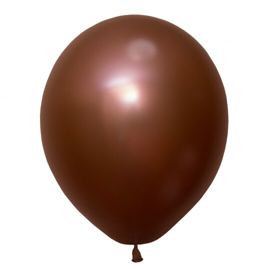 Шар латекс без рисунка 12" ЗБ M60 Коричневый металлик (25 50шт)