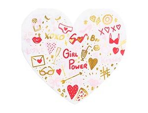 Салфетки бумажные 32см Сердце Girl Power (уп20) PD