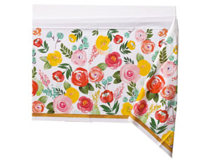 Скатерть ПЭТ 140х240см Цветочный Вальс ВесЗатея