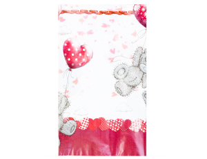 Скатерть ПЭТ 140х260см Me To You RED ВесЗатея