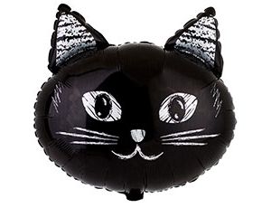 Шар фольга фигура голова Котики 48см 19" ВЗ