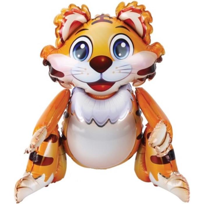 Шар фольга фигура AIR Тигр 39" 98см