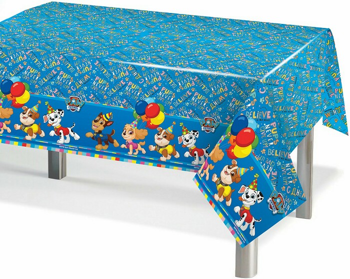 Скатерть ПЭТ 120х180см Щенячий Патруль